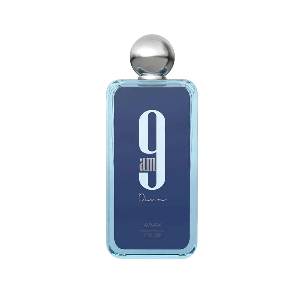 9 AM Dive Perfume on a white background