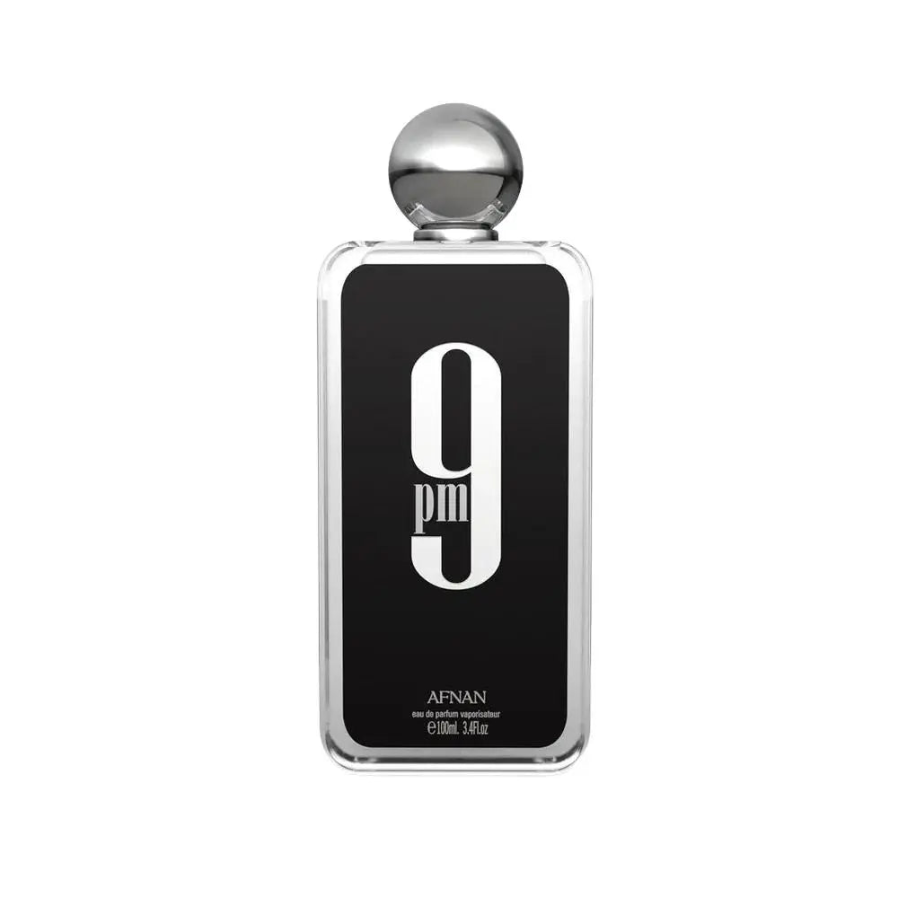 9 PM Perfume on a white background