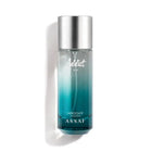 Addict Blue Perfume on white background