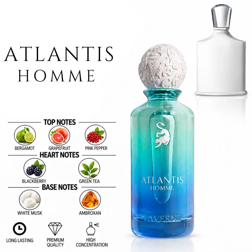 Atlantis Homme Laverne Perfume with fragrance notes and scent comparison

