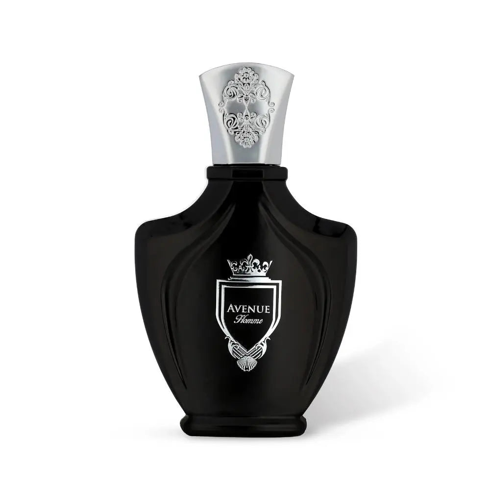 Avenue Homme Perfume on white background