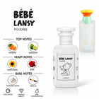 BÉBÉ LANSY Poudree Eau de Toilette by LANSY with Orange, Bergamot, Sunflower, Rose, Powdery Notes and Vanilla