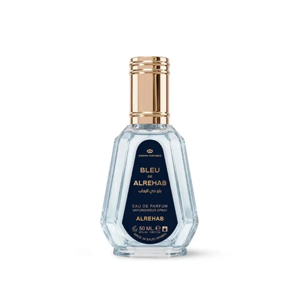 Bleu de Alrehab Perfume on white background