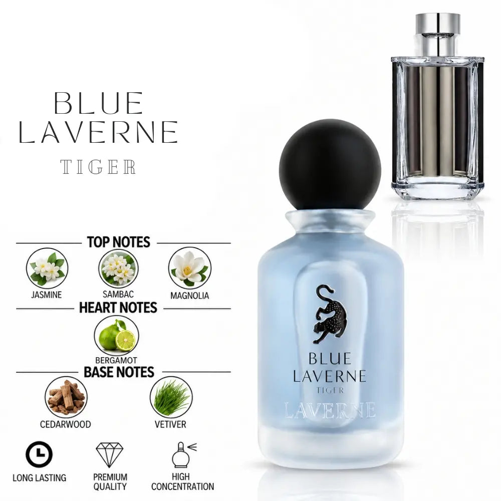 Blue Laverne Tiger Perfume with fragrance notes and scent comparison