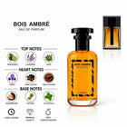 Bois Ambré Eau de Parfum by LANSY with Bergamot, Lavender, Sage, Orris, Dark Cacao, Leather, Cedarwood, Vetiver and Patchouli