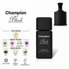 Champion Black Perfume by ALREHAB with Citrus, Orange Blossom, Violet, Musk, Moss and Woody Notes