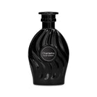 Charisma Pour Homme black perfume bottle on white background
