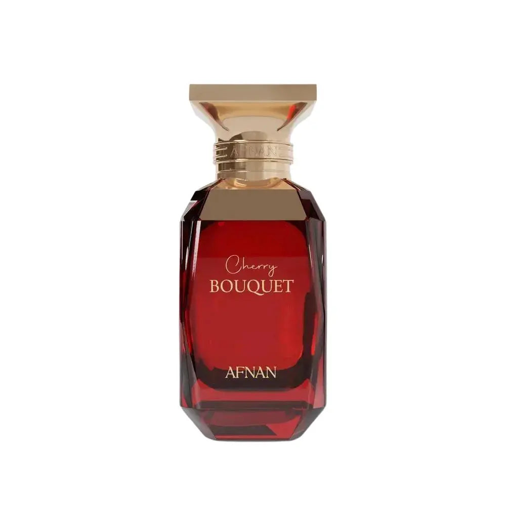 Cherry Bouquet Perfume on a white background