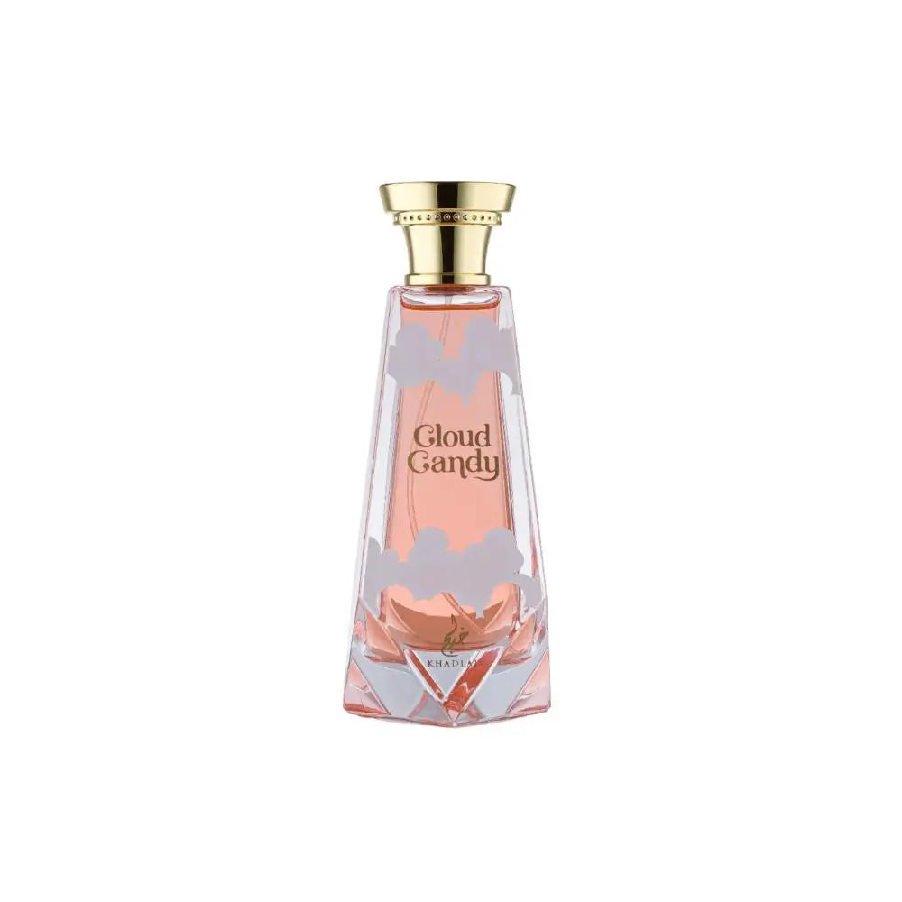 Cloud Candy Khadlaj perfume bottle on white background