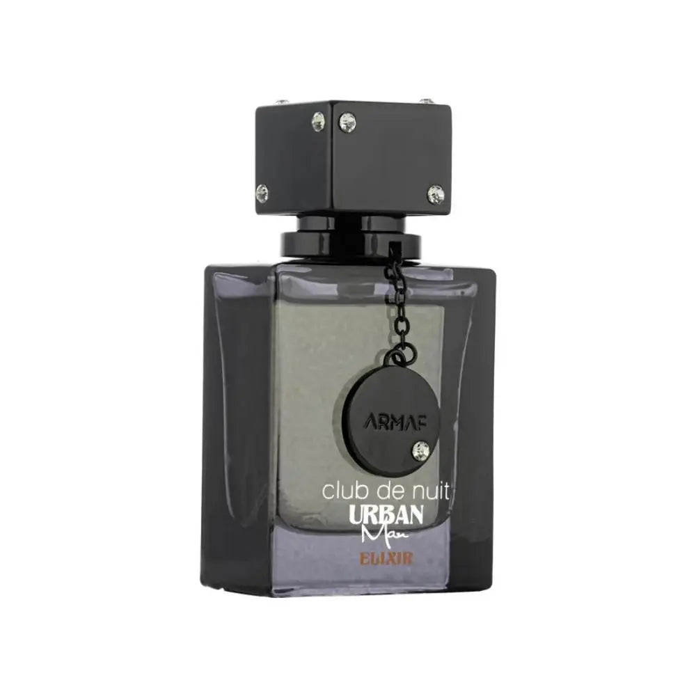 Club de Nuit Urban Man Elixir Perfume on white background