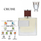 Cruise Perfume by ALREHAB with Grapefruit, Marine Accord, Jasmine, Bay Leaves, Guaiac Wood, Patchouli, Oak Moss and Amber Notes