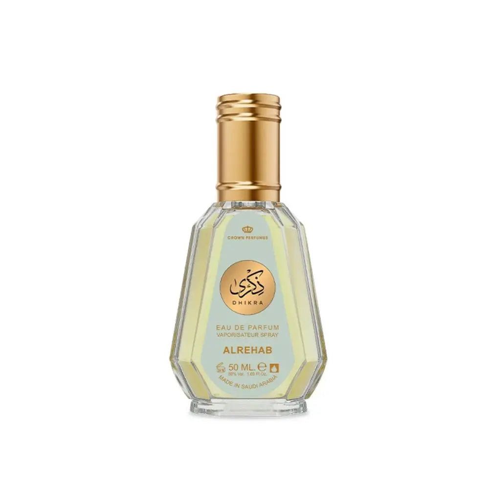 Dhikra 50 ml Eau de Parfum by ALREHAB on white background