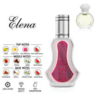 Elena Perfume by ALREHAB with Lemon, Ylang Ylang, Rose, Watermelon, Jasmine, Vanilla and Sandalwood Notes