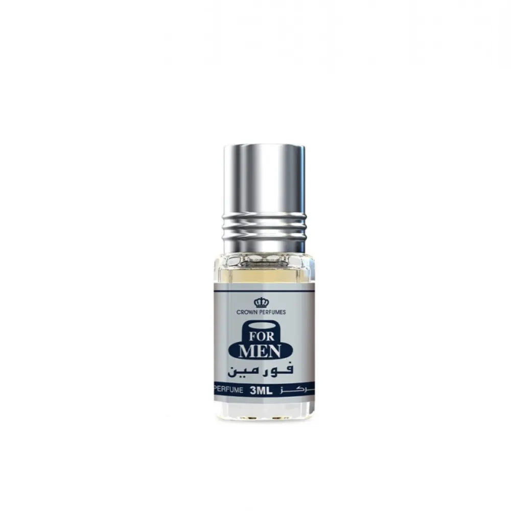 For Men 3 ml Concentrated Perfume Oil by ALREHAB on White Background