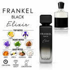 Frankel Black Elixir Perfume with fragrance notes and scent comparison