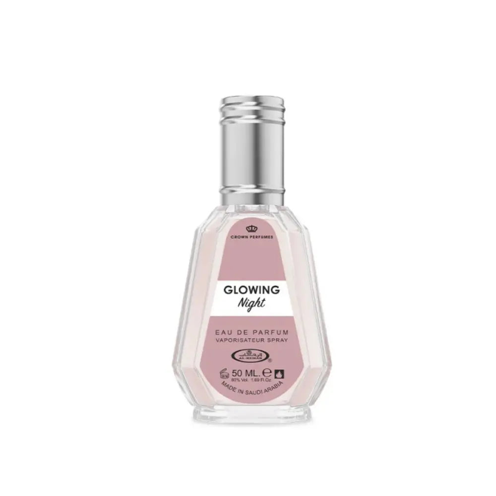 Glowing Night 50 ml Eau de Parfum by ALREHAB on white background