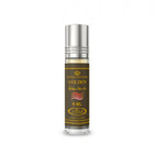 Golden 6 ml concentrated perfume oil by ALREHAB in a roll-on bottle.
