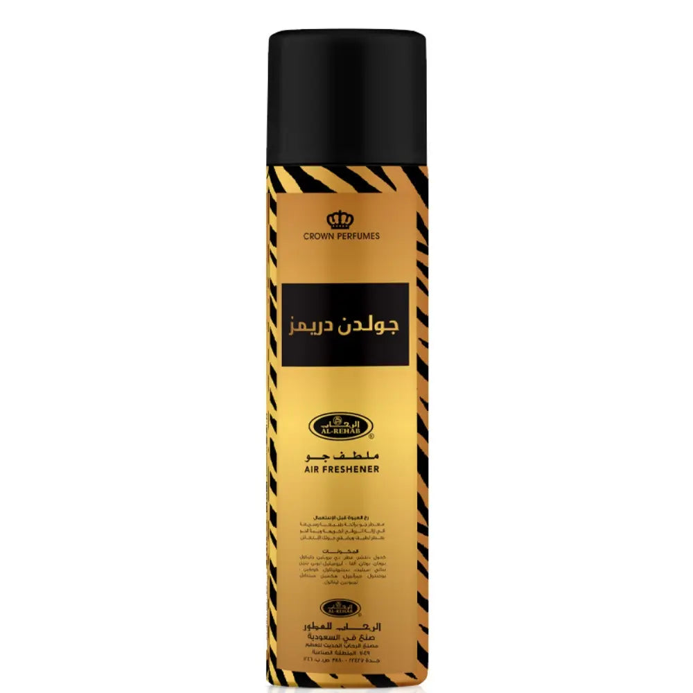 Golden Dreams Air Freshener Spray by ALREHAB