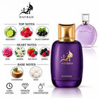 Haybah Perfume Bottle with a fragrance notes and scent comparison