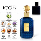 Icon Perfume with fragrance notes and scent comparison