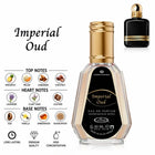 Imperial Oud Perfume by ALREHAB with Pineapple, Melon, Cinnamon, Lavender, Leather, Oud, Vanilla and Amberwood Notes