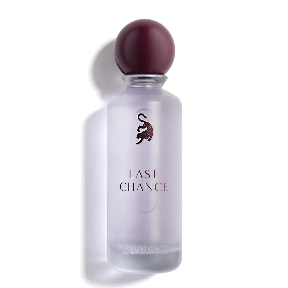 Last Chance Perfume on white background