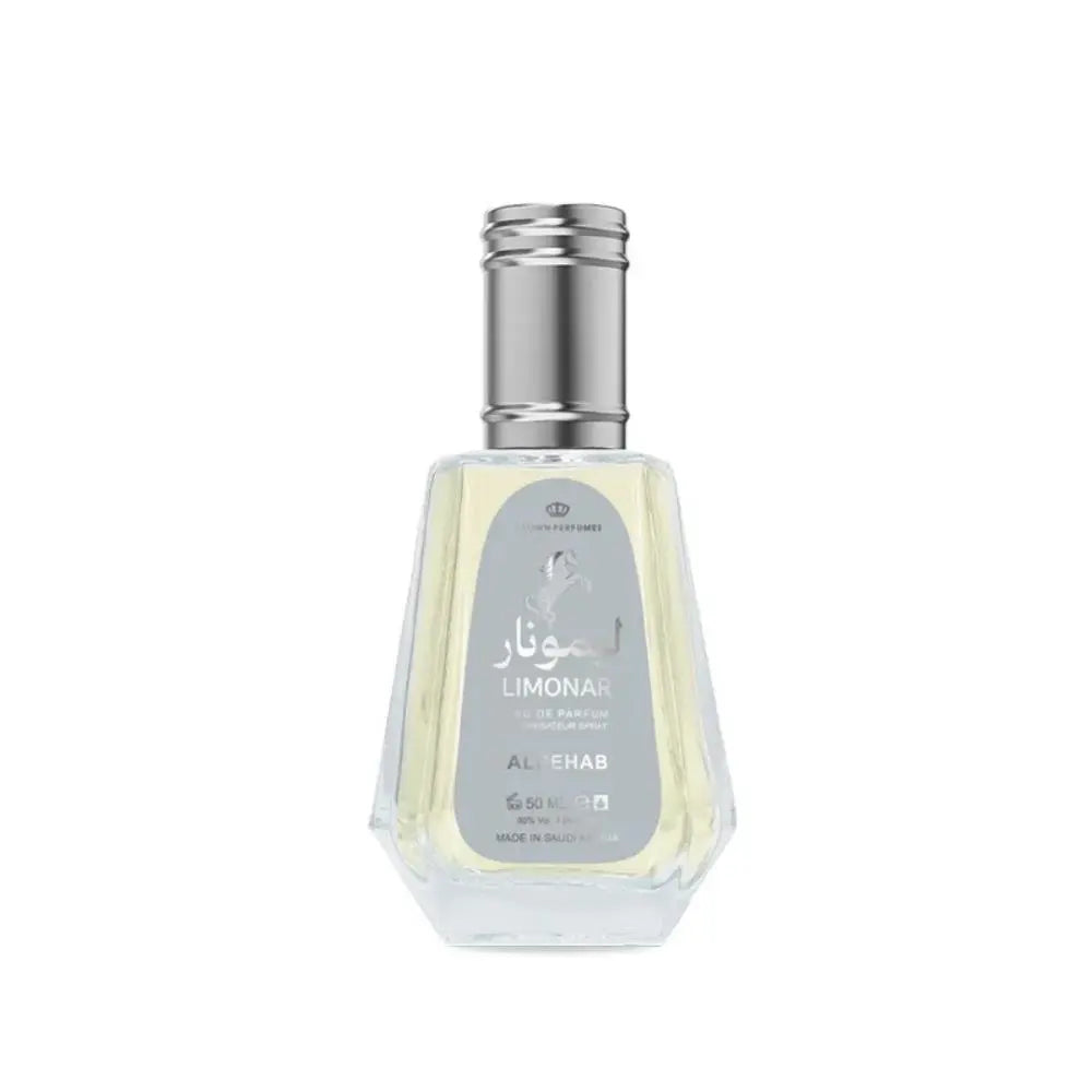 Limonar perfume bottle by ALREHAB on a clean white background