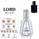 Lord Blue Perfume by ALREHAB with Cinnamon, Grapefruit, Lavender, Cardamom, Sandalwood and Amber Notes