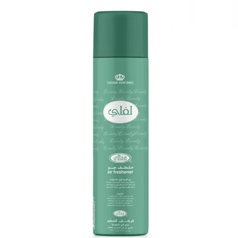 Lovely Air Freshener Spray by ALREHAB on White Background