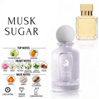 Musk Sugar Perfume with fragrance notes and scent comparison