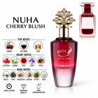 Nuha Cherry Blush Perfume with fragrance notes and scent comparison