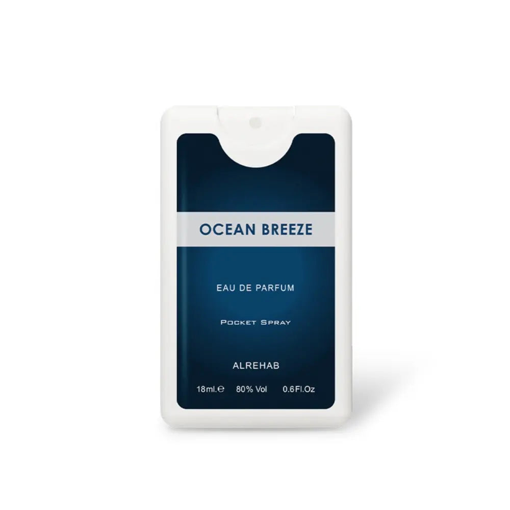 Ocean Breeze 18ml Eau de Parfum Pocket Spray by ALREHAB