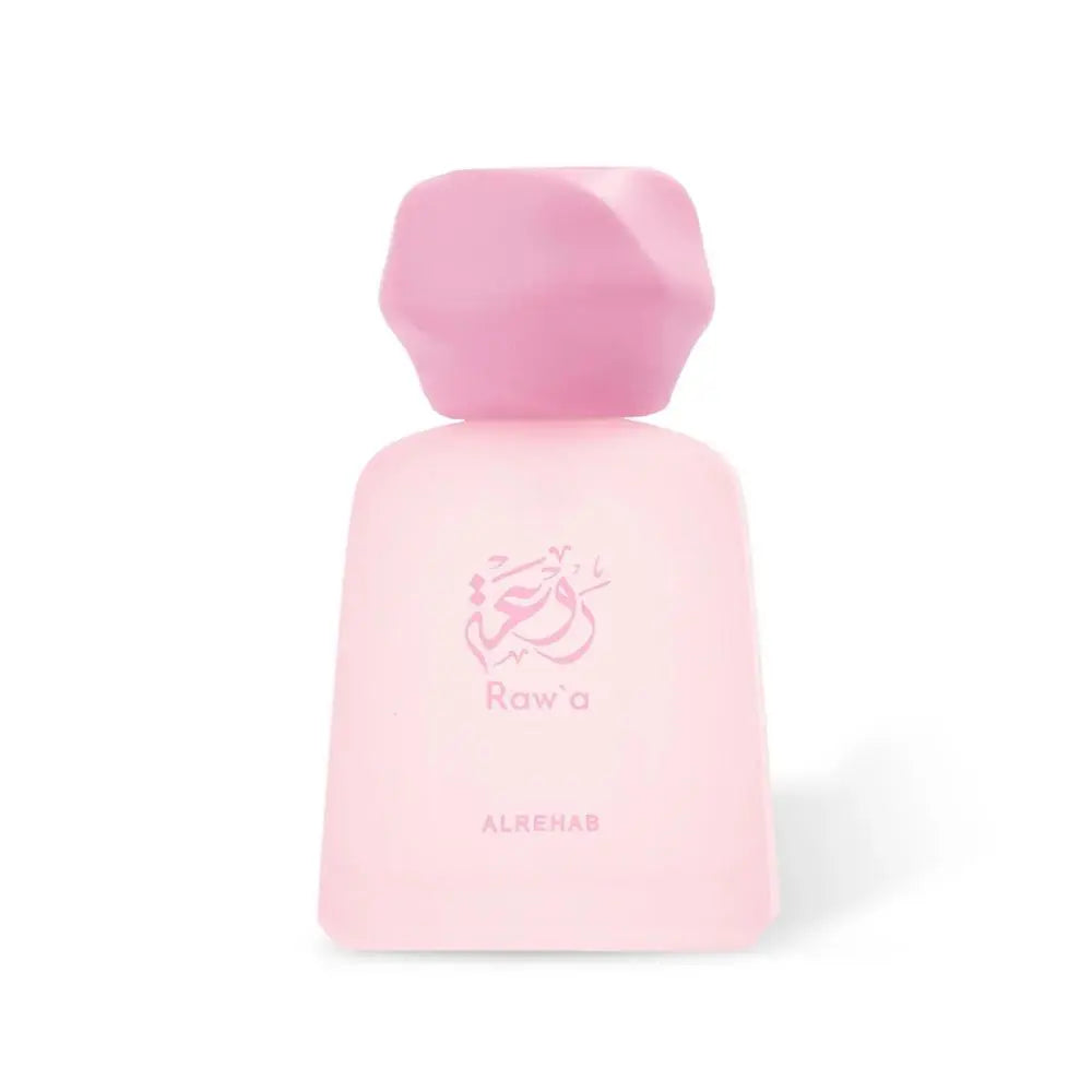 Raw’a Perfume on white background