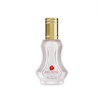 Red Rose 35 ml perfume by ALREHAB in an elegant frosted bottle with a gold cap.
