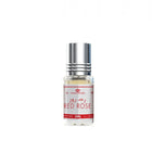 Red Rose 3 ml concentrated perfume oil by ALREHAB in a roll-on bottle.