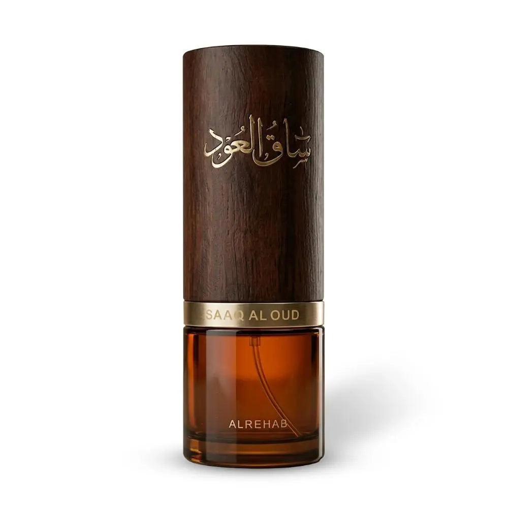 Saaq Al Oud Perfume on white background