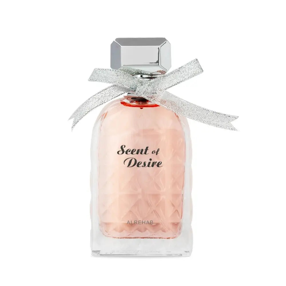 Scent of Desire Perfume on white background