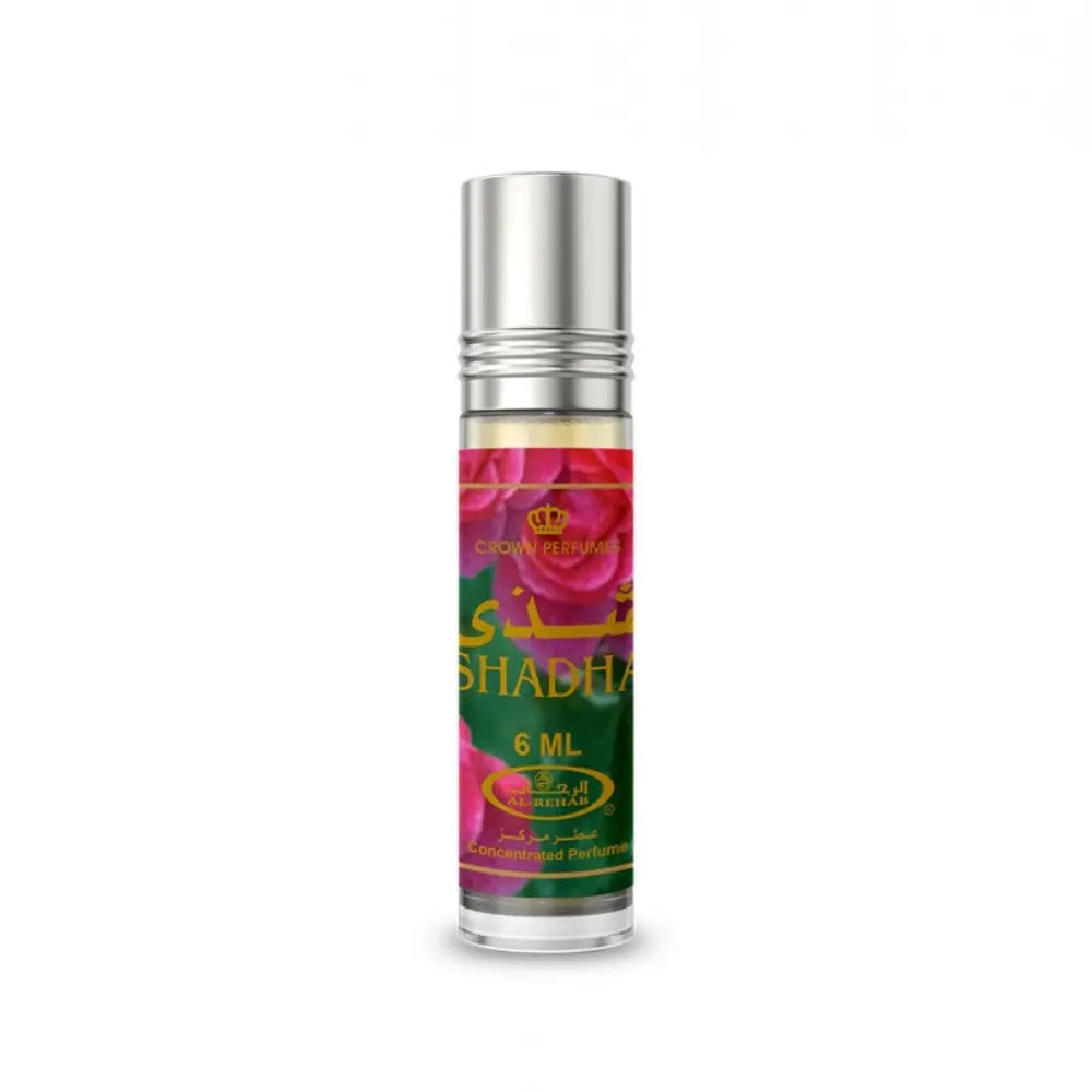 Shadha 6 ml Concentrated Perfume Oil by ALREHAB on White Background