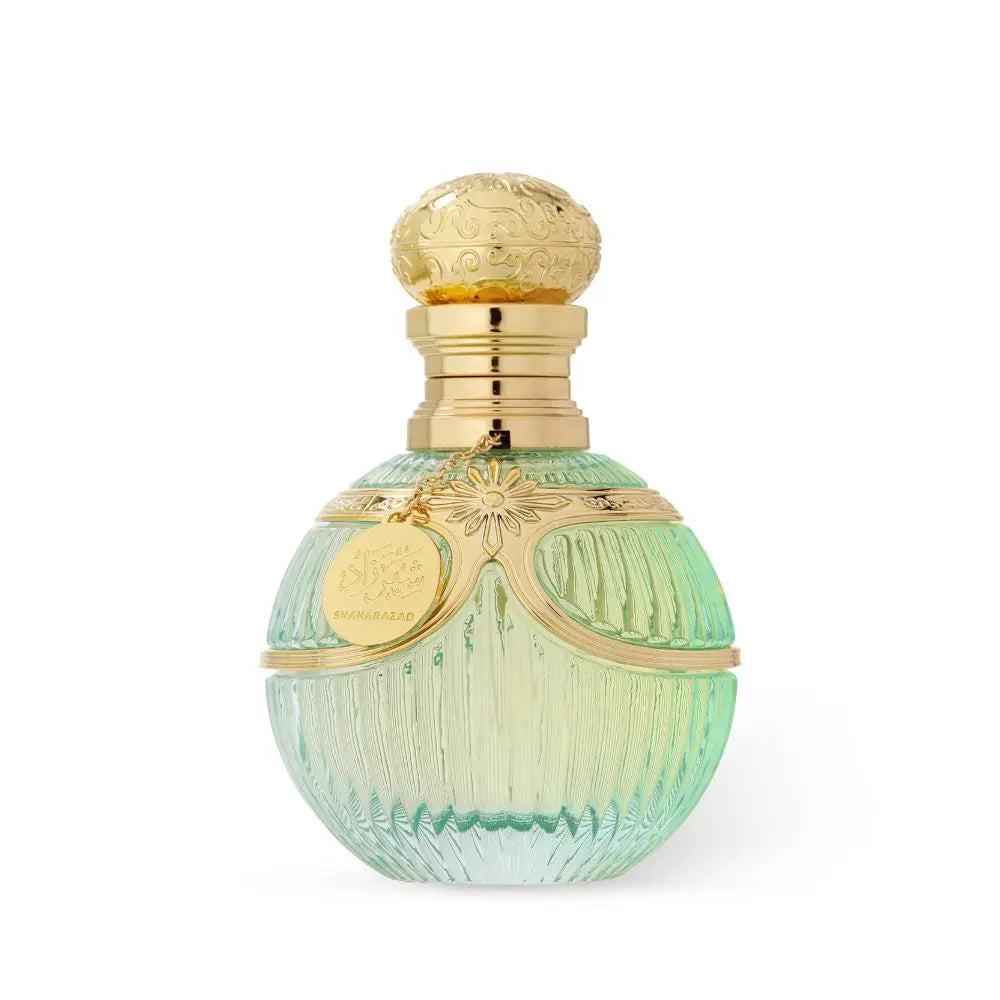 Shaharazad Perfume on white background