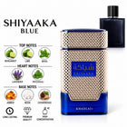 Shiyaaka Blue Perfume with fragrance notes and scent comparison