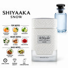 Shiyaaka Snow Perfume with fragrance notes and scent comparison