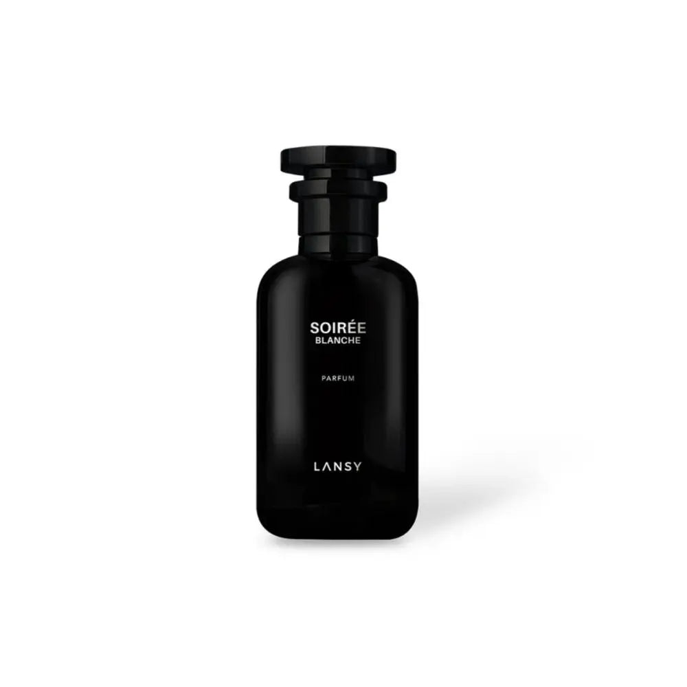 Soirée Blanche Parfum by LANSY on White Background