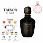 Trésor in Heart Perfume by ALREHAB with Pink Pepper, Grapefruit, Quince, Rose, Jasmine, Vanilla, Amber and Patchouli Notes
