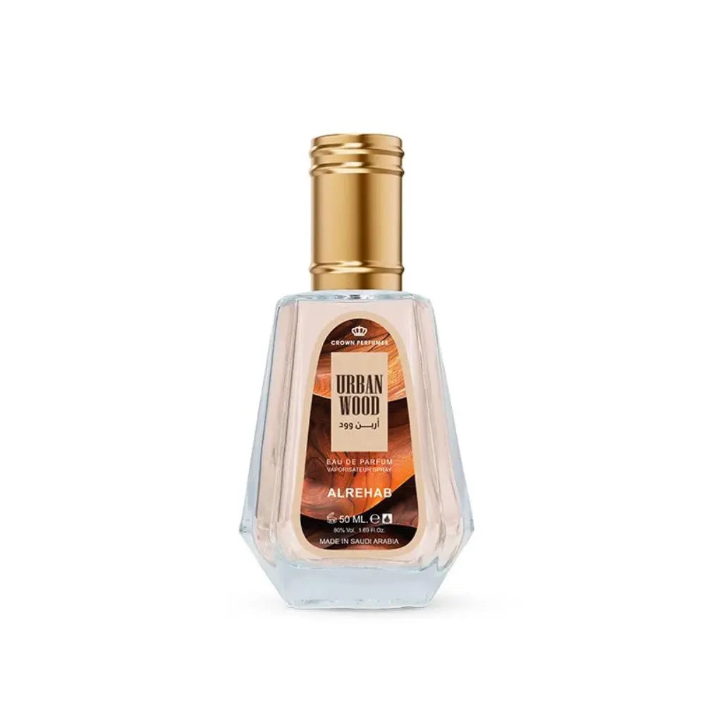 Urban Wood Perfume on white background